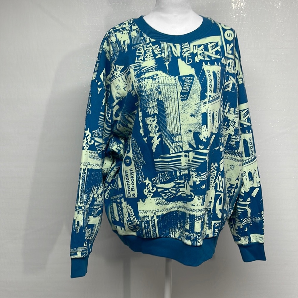 NYC graffiti sweatshirt